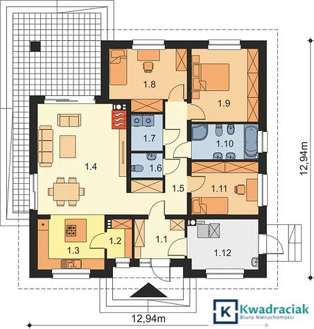 Ustrobna, 565 000 zł, 117.9 m2, 4 pokoje miniaturka 18