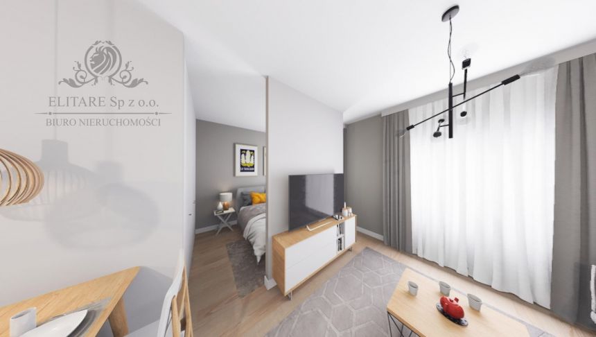 Mieszkanie 32,28m2 możliwość wydzielnia sypialni/duża loggia/Wrocław Szczepin miniaturka 2