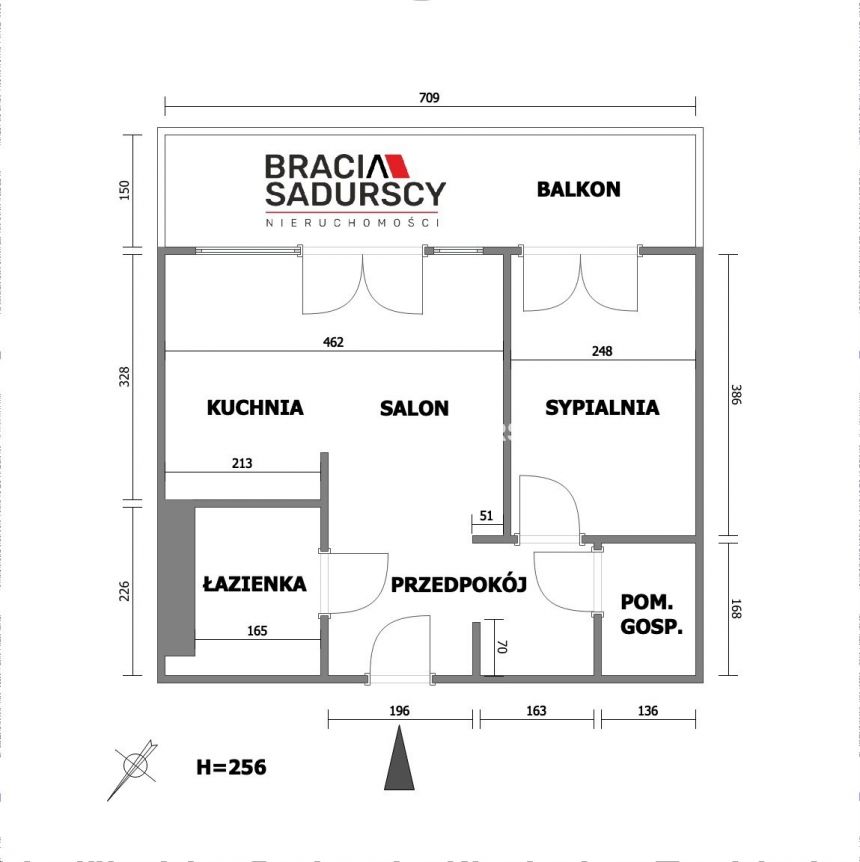 Na wynajem, 2 pokoje, duży balkon, Teligi miniaturka 18