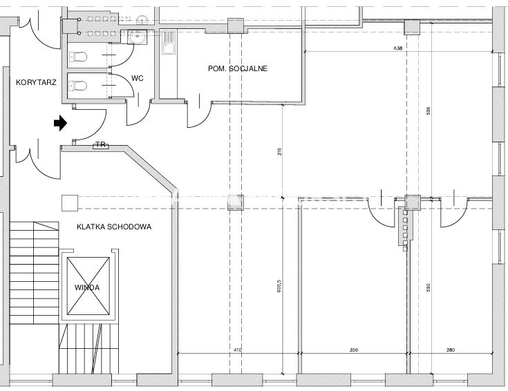 150m2 w biurowcu,ok. ul. Mogilskiej miniaturka 3