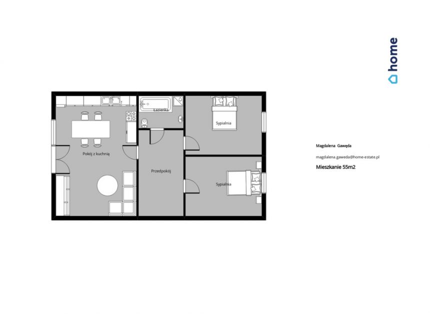 Mieszkanie w Kamienicy 55m2 miniaturka 5