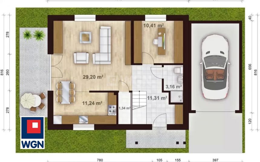 Gostyń, 794 000 zł, 120 m2, jednorodzinny miniaturka 15