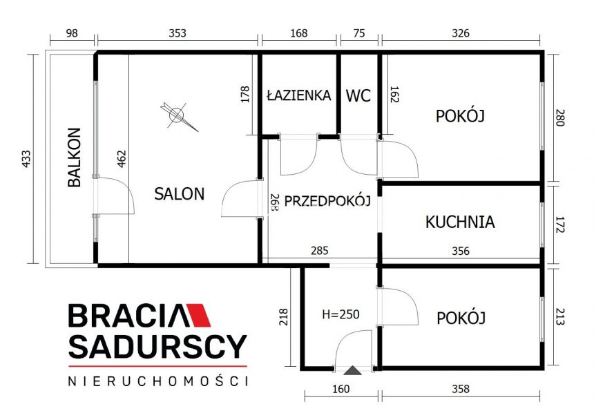 Piaski Nowe, rozkładowe z dużym balkonem miniaturka 20