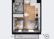 Mieszkanie  32,49 z możliwością wydzielnia sypialni/duża loggia/Wrocław Szczepin miniaturka 10