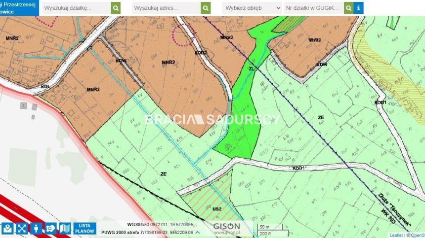 Działka budowlano - rolna u podnóża Zamku Tenczyn miniaturka 5
