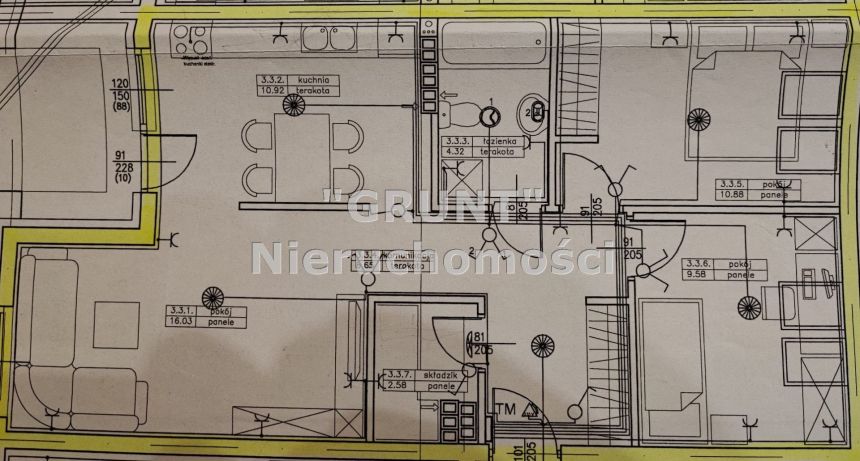 Piła, 550 000 zł, 62.46 m2, z balkonem miniaturka 12