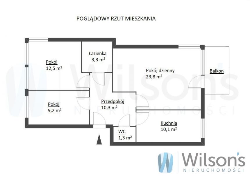 Władysławowo, 1 290 000 zł, 76.5 m2, 3 pokojowe miniaturka 11