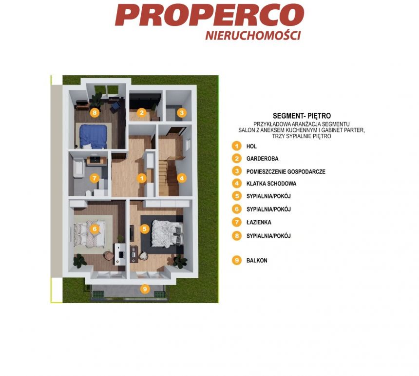 Apartament 3p,100m2, Masłów I, Góry Świętokrzyskie miniaturka 7