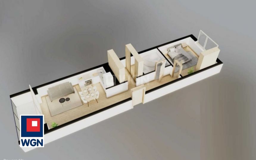 Piotrków Trybunalski, 406 828 zł, 53.53 m2, z loggią miniaturka 5