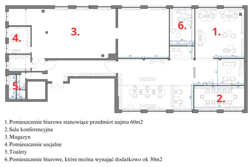 Nowoczesny lokal biurowy bez dodatkowych opłat! miniaturka 14