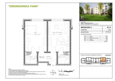 Łódź, 577 022 zł, 57.76 m2, w apartamentowcu
