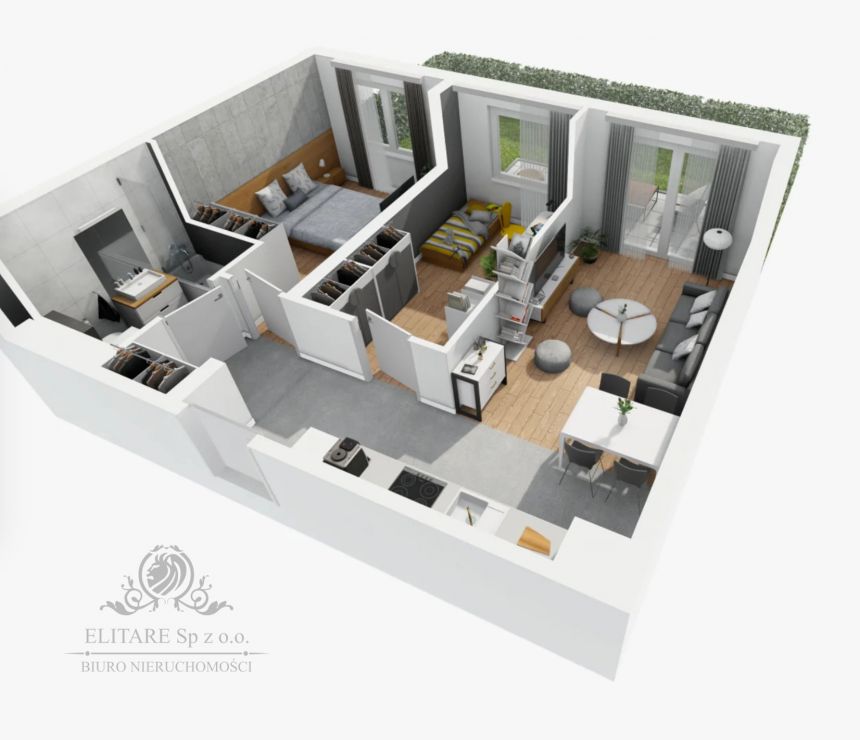 W REALIZACJI 08.2025/Mieszkanie 3pok, /60,60m2 + taras i ogrodu/ Księże Wielkie miniaturka 7