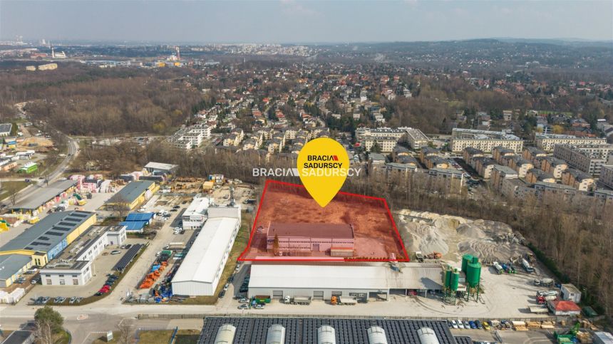 Kraków ul. Zawiła biurowiec z halą miniaturka 2