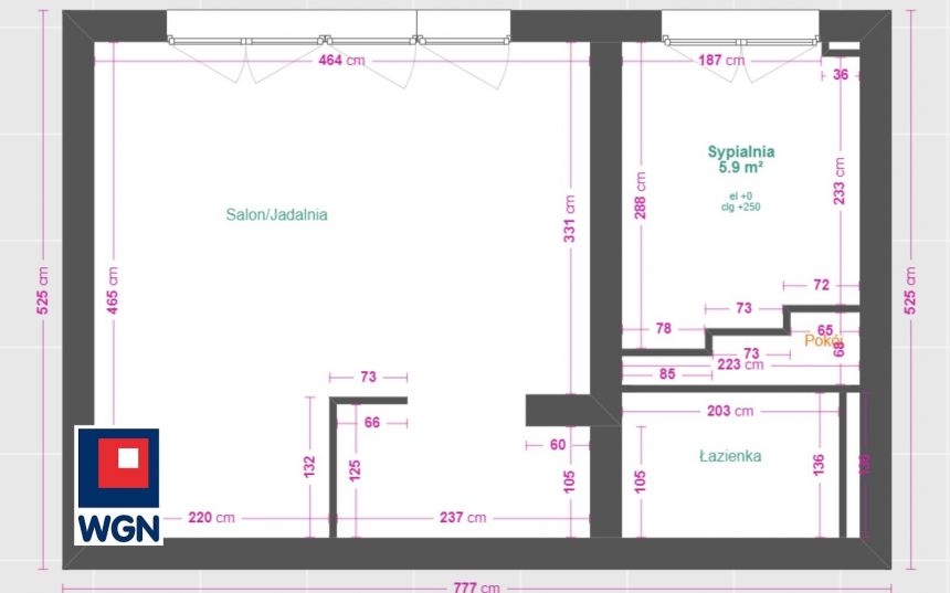 Gdańsk Żabianka, 549 000 zł, 31 m2, kuchnia z oknem miniaturka 15