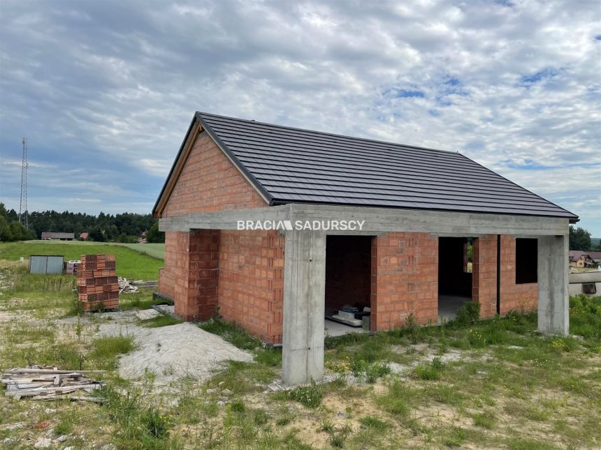 Dom wolnostojący przy Puszczy 120m2 stan surowy miniaturka 2