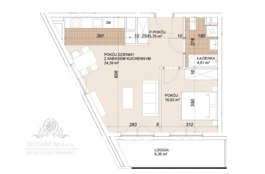 Mieszkanie 2pok, 45,60m2 z balkonem nowe /Wrocław Szczepin miniaturka 5