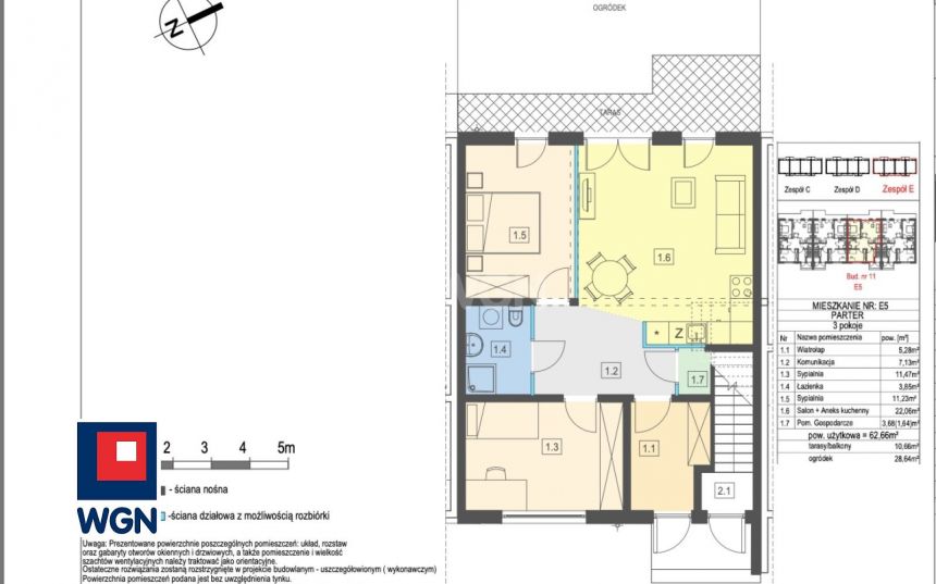 Kielce, 576 472 zł, 62.66 m2, do wykończenia miniaturka 8