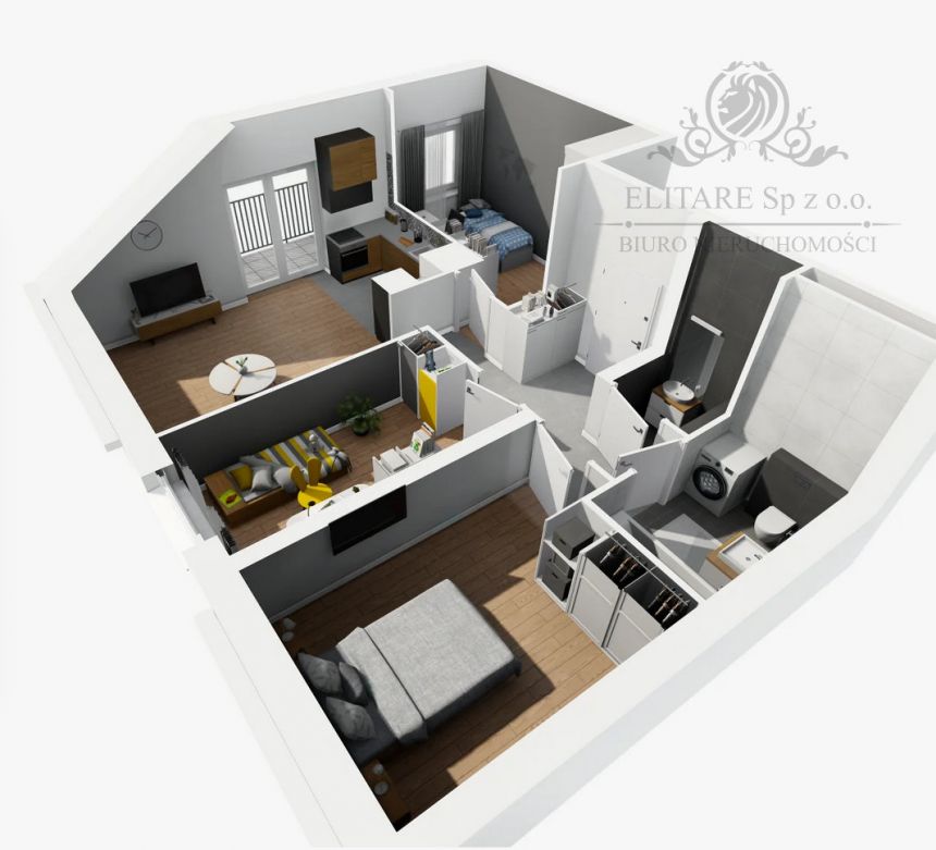 Termin na 11.2024/Mieszkanie 4 pok, 59,8m2 balkon, Księże Wielkie miniaturka 7