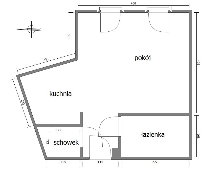 Kraków -Dębniki studio 33m2 gotowe do wprowadzenia miniaturka 24