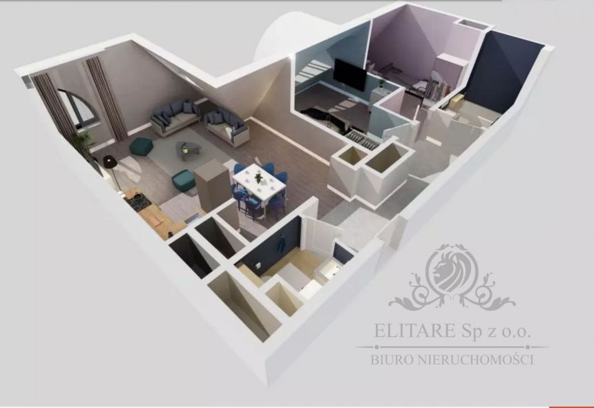 Apartament Gotowy 3 pok. 76,36m2+ miejsce postojowe gratis/Wrocław Sienkiewicza miniaturka 3