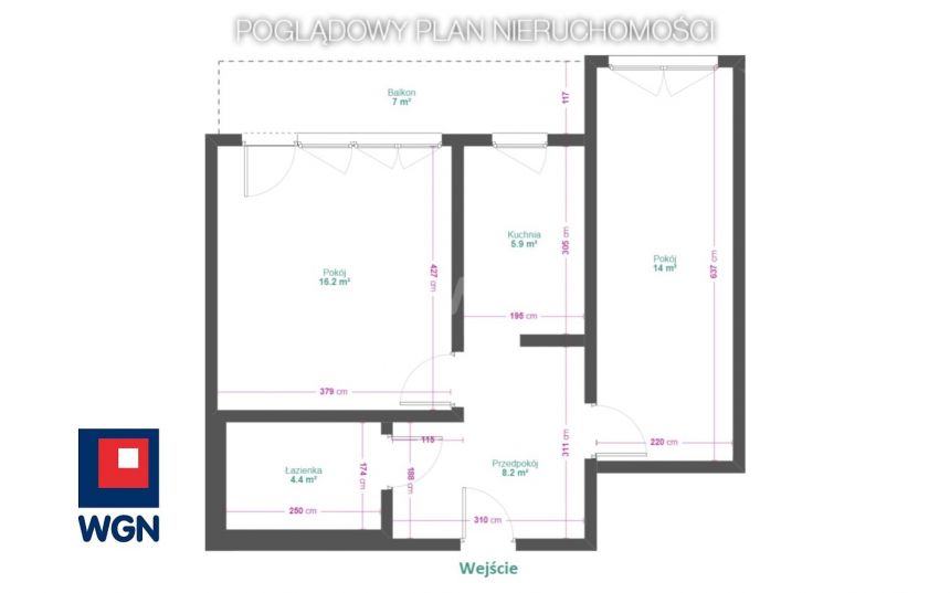 Sosnowiec Zagórze, 279 000 zł, 51.39 m2, z loggią miniaturka 8