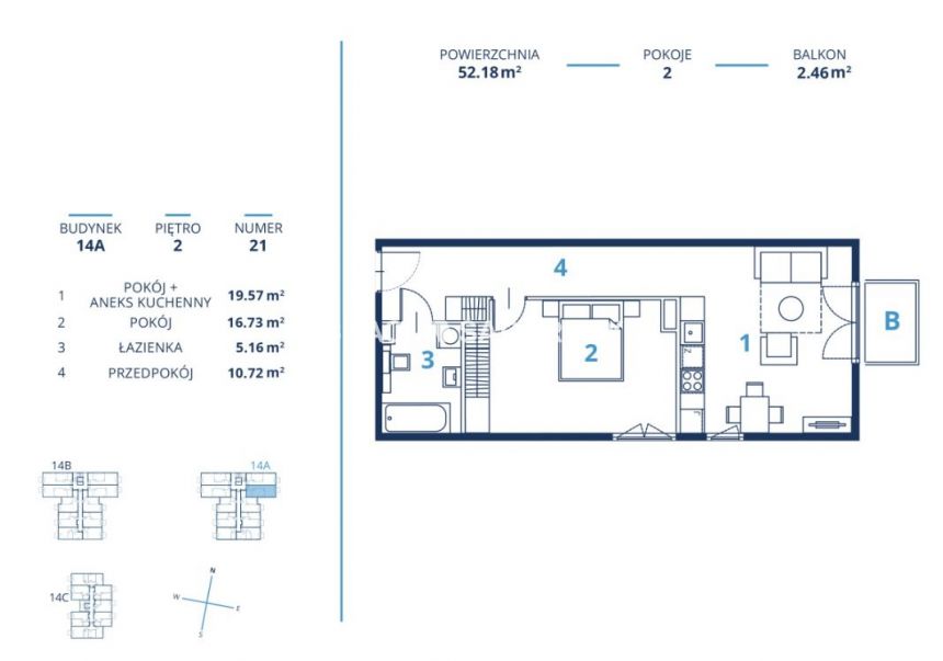 Gotowa inwestycja - metraże od 39 m2, Kraków miniaturka 8