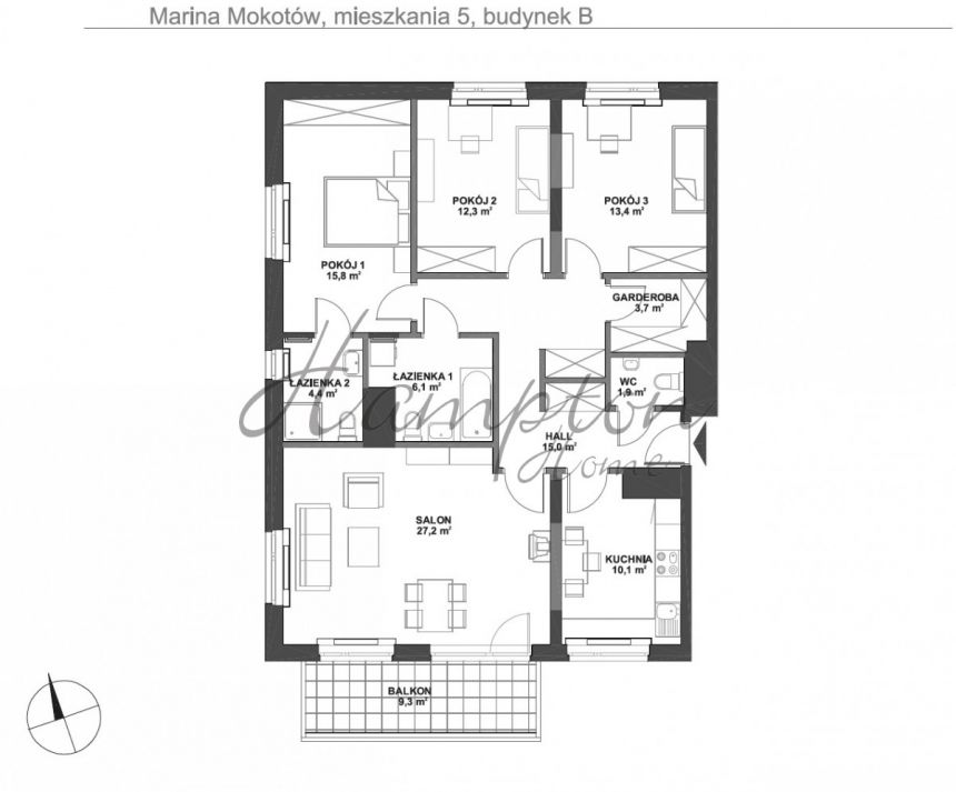 Warszawa Wyględów, 5 999 zł, 109.9 m2, z garażem miniaturka 16