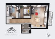 Mieszkanie nowe 3pok, 58,67m2 z balkonem/ Krzyki, Brochów, Wrocław miniaturka 6