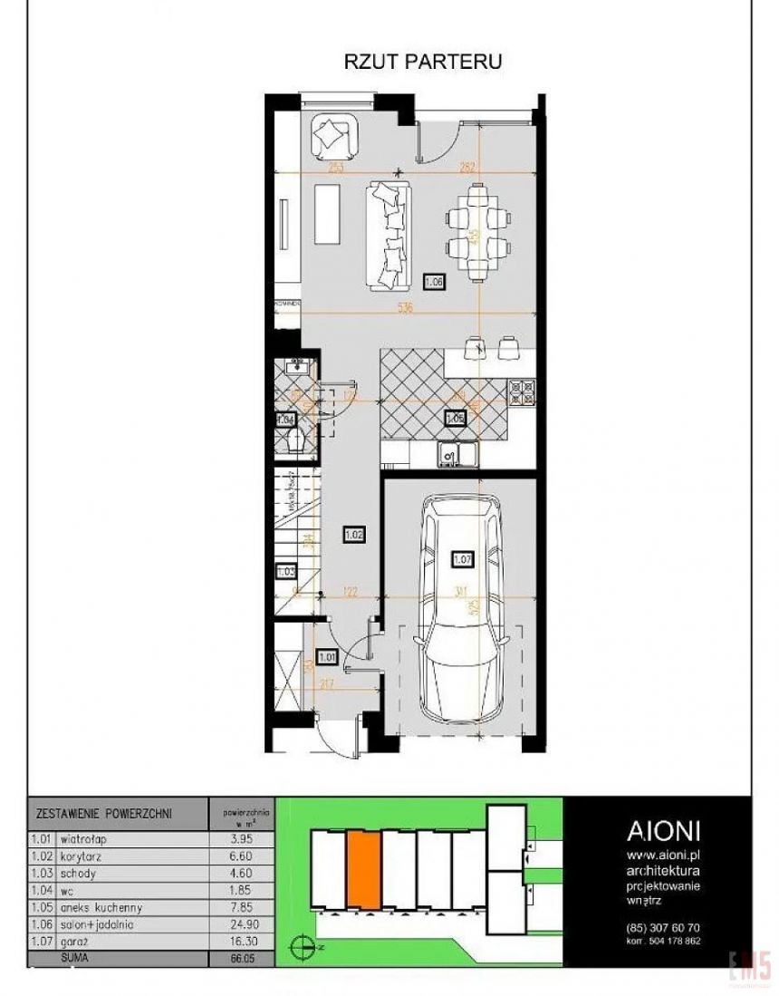 Białystok Nowe Miasto, 830 000 zł, 127 m2, segment środkowy miniaturka 4