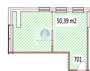 Śródmieście: biuro 50,39 m2