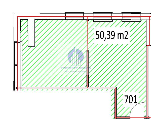 Śródmieście: biuro 50,39 m2 - zdjęcie 1