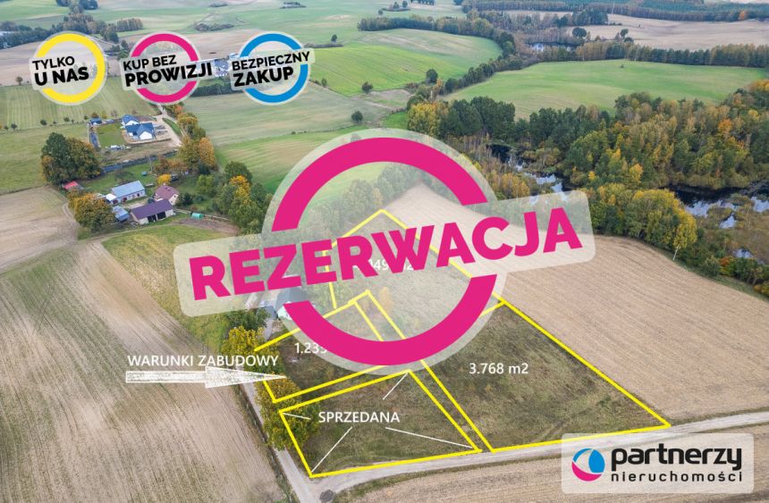 Bytów, 90 000 zł, 12.35 ar, budowlana miniaturka 1