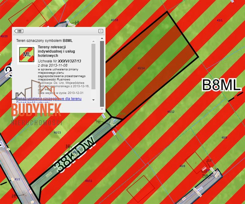 Działka budowlana - Rusinowo miniaturka 11