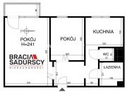 2-POKOJOWE, ODDZIELNA KUCHNIA, BALKON miniaturka 3