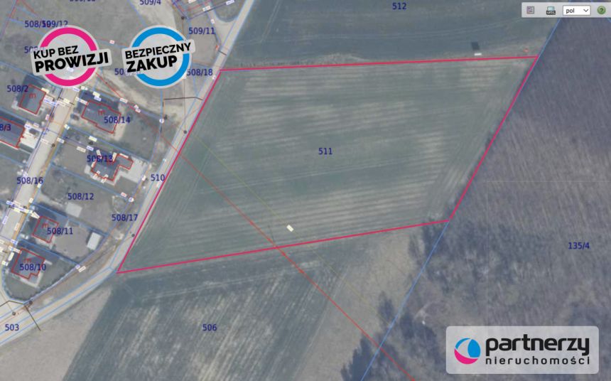 Gdańsk Klukowo, 3 350 000 zł, 1.26 ha, droga dojazdowa utwardzona miniaturka 8