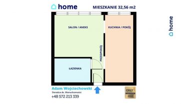 Mieszkanie w Centrum 32,56 m2