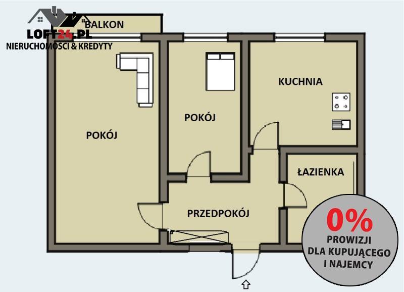 Lubin Osiedle Przylesie, 369 000 zł, 52.1 m2, pietro 7/10 miniaturka 11