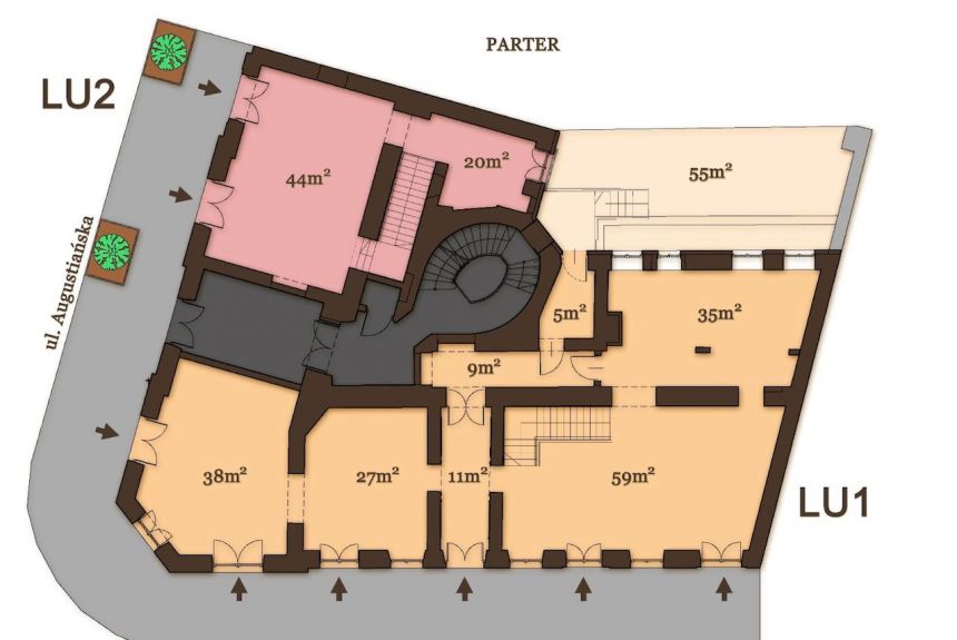 LOKAL UŻYTKOWY 322 M2 NA WYNAJEM - STARE MIASTO miniaturka 7