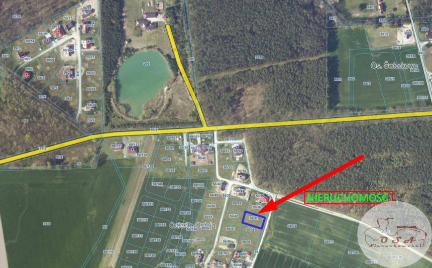 Działka (faktura VAT) 1053 m2 Jaszkowo k. Śremu miniaturka 9