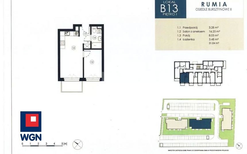 Rumia, 349 000 zł, 31 m2, do wykończenia miniaturka 6