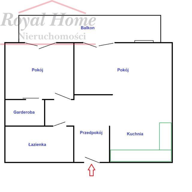 Nowoczesne, b. ładne 2 pok balkon Pl. Bema. miniaturka 8