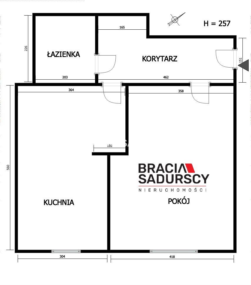 Kraków Krowodrza, 799 000 zł, 50.14 m2, umeblowane miniaturka 13