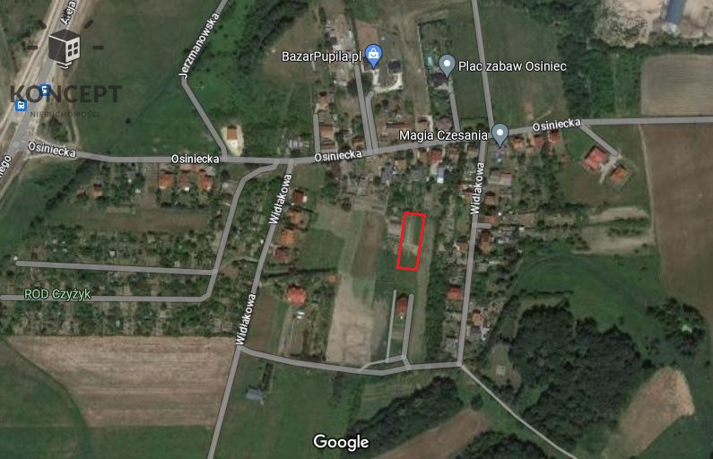 Działka budowlana - ul. Osiniecka miniaturka 7