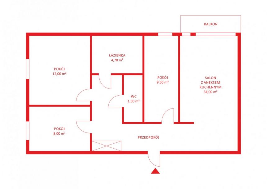 Bydgoszcz Fordonek, 570 000 zł, 80.42 m2, 4 pokojowe miniaturka 23