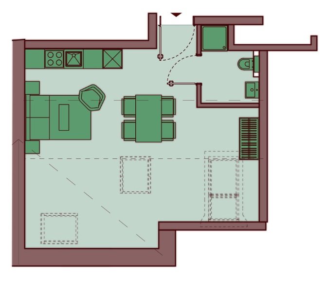 STUDIO NA SPRZEDAŻ-KAZIMIERZ-ŚW.KATARZYNY-38,74M2 miniaturka 4