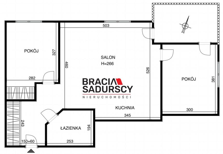 3-pok. mieszkanie 62 m² | Zakole Wisły - panorama miniaturka 21