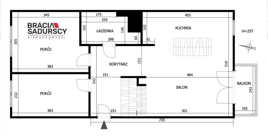 3 pokoje - Galicyjska - 57,3m2 miniaturka 3