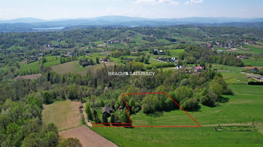 Działka rolna z drewnianym domem Nowa Wieś miniaturka 7