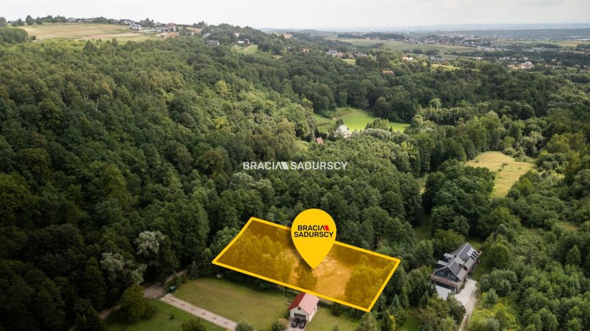 Przepiękna działka pod rezydencję gm. Zabierzów miniaturka 6