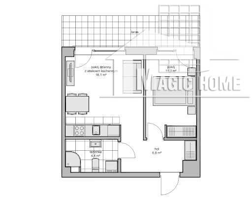 Witków, 90 000 zł, 90 m2, M3 miniaturka 4
